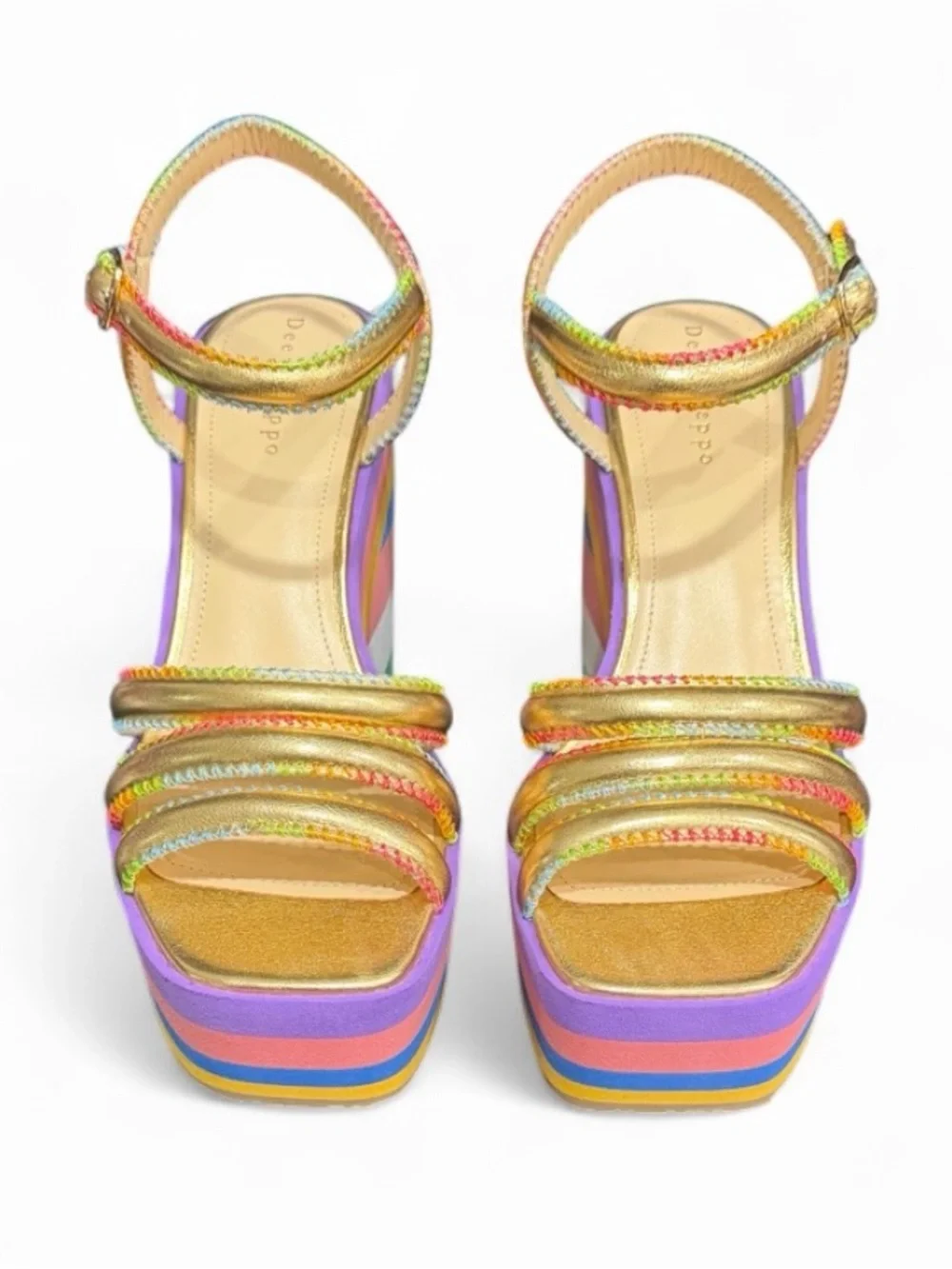 ✨ Dee Ocleppo “France” Platform Sandals – DE1213 | Size 7.5 | New in Box ✨